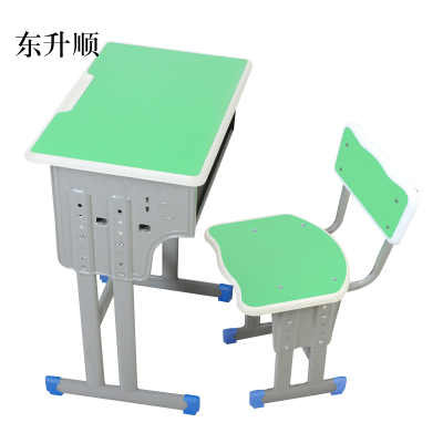 东升顺学生课桌椅儿童学习桌单人培训辅导补习班升降课桌椅学校写字课桌