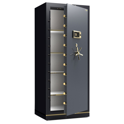 易企采 1.8米办公大型保险柜保险箱新款指纹银行珠宝保管箱防盗全钢防火保险柜