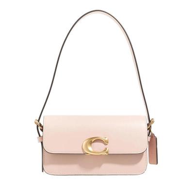 COACH女式奶油色单肩包简约通勤百搭轻便实用