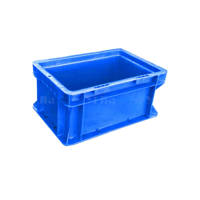 翌嘉YJ4121727 可堆式物流箱塑料周转箱塑料储物箱 无盖蓝色 300*200*148