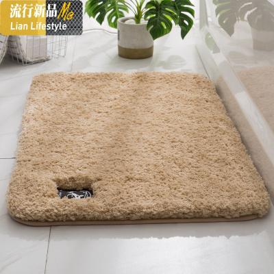 加厚卫生间地垫进口地毯垫厨房吸水脚垫酒店浴室防滑垫子 三维工匠