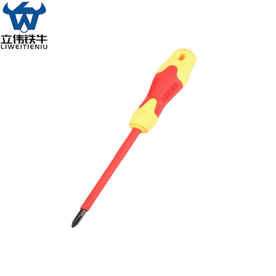 立伟铁牛500v耐高压螺丝刀6*150十字型/把
