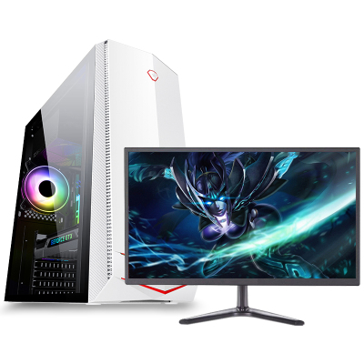  铭能 新12代i5 12400F/GTX1650/16G内存 512G固态 台式机 台式电脑 组装机 组装电脑 家用办公电脑主机 学生设计电脑台式 电竞吃鸡游戏电脑+19英寸全套