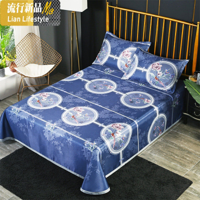 冰丝凉席1.8米1.5m床2米三件套空调席可水洗机洗折叠双人床 三维工匠凉席/凉枕