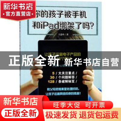 正版 你的孩子被手机和iPad绑架了吗? 王意中著 大连理工大学出