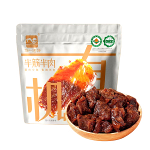 旭一健坤风干牛肉筋烧烤味48g休闲食品筋头巴脑肉干肉铺 解馋零食