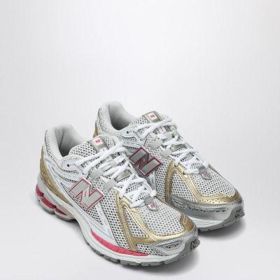 New Balance/新百伦 女鞋银金属渐变女士跑鞋透气网布减震耐磨休闲 运动鞋