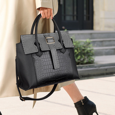 女包潮时尚简约气质斜挎包大容量单肩包手提大包