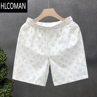 HLCOMAN夏天穿搭短裤男夏季薄款运动沙滩裤子男士潮流居家宽松外穿五分裤