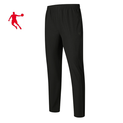 乔丹 运动裤 梭织长裤 男裤 KYK13201121 男款裤子 运动长裤 件(黑色 XL)