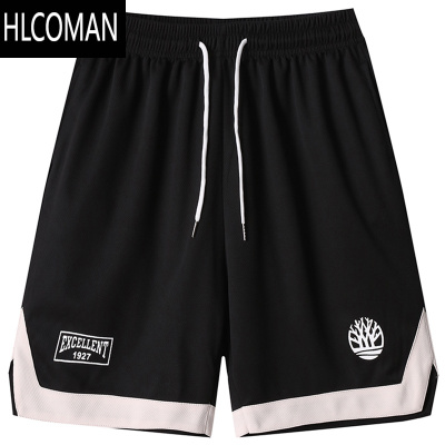 HLCOMAN大码美式篮球短裤男夏季胖子加肥加大宽松裤衩跑步速干运动五分裤