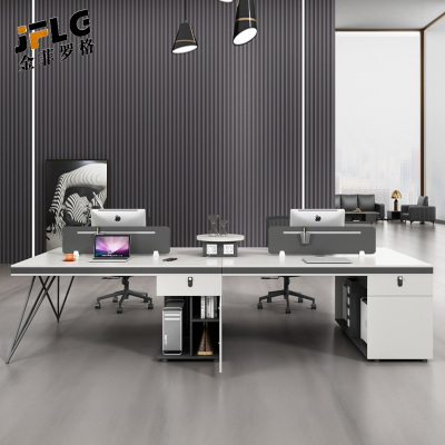 金菲罗格职员办公桌时尚斜角办公电脑桌