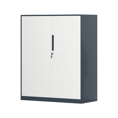 臻远 ZY-WJGC-81 文件柜窄边矮柜拆装档案柜落地书柜 760铁门灰白