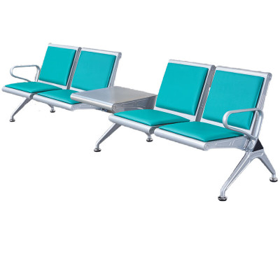 晋舰 靠背排椅候诊椅加厚机场银行车站医院等候椅大厅连椅四人位有垫