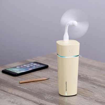 林檎抖音同款风扇台灯加湿器三合一 情人节送女生老婆爱人迷你加湿器公司年会商务节日礼品定制logo字送女朋友老婆生日礼物送