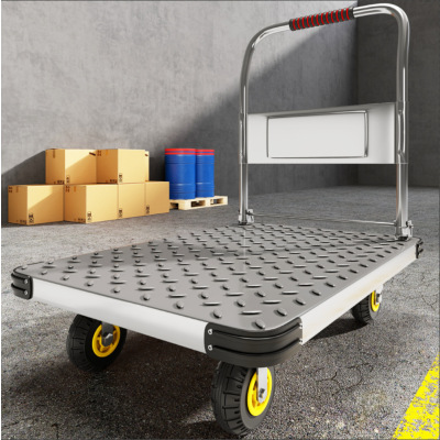 手推车 四轮静音钢板高静音90*60cm 1300斤