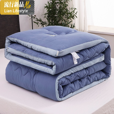 水洗棉被子冬被加厚保暖棉被芯空调被春秋季双人被褥单人被太空被 三维工匠