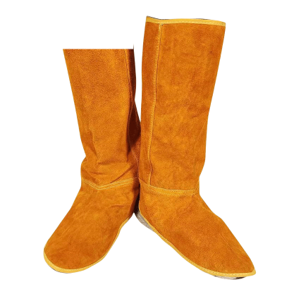 牛皮电焊护脚套 高38cm