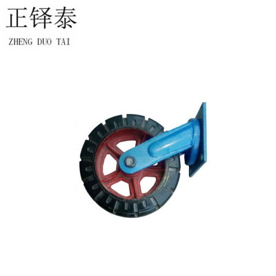 正铎泰 橡胶静音 铁芯重型轮万向轮12寸300mm /个