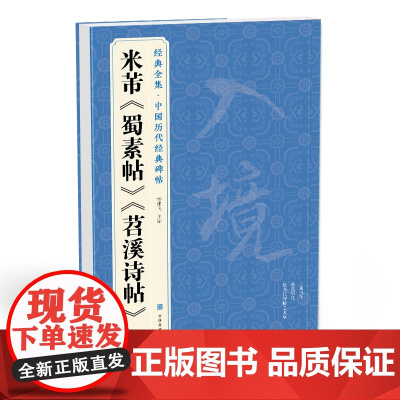米芾《蜀素帖》《苕溪诗帖》中国历代经典碑帖 书法行书字帖真迹原大临摹正楷书籍练字入门集字学生 杨建飞主编