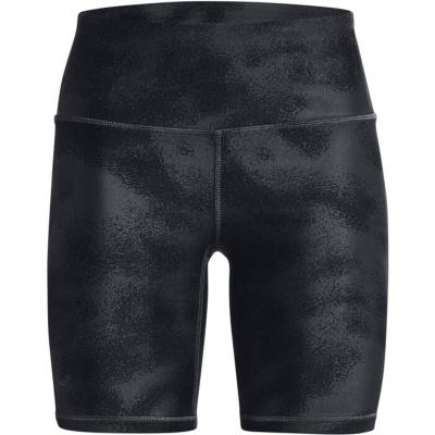 女士UA同款AOP骑行短裤超轻HeatGear面料四向弹力速干女运动短裤