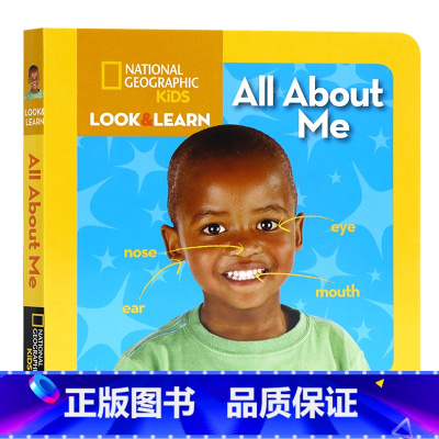 [正版]美国国家地理看与学系列 关于身体部位 英文原版绘本Look and Learn All About Me儿童