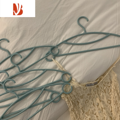 三维工匠馨帮帮杂货铺 彩色塑料衣架家用宿舍晾衣架衣撑衣挂粉色收纳衣架