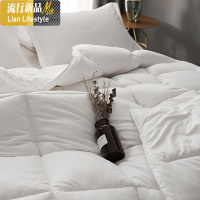 冬天大豆纤维被子冬被加厚保暖被褥春秋棉被单人双人太空被芯8斤 三维工匠