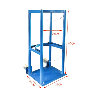 普拉塞(Plasser)加大乙炔瓶带轮架子 单瓶80*31*37cm (个)