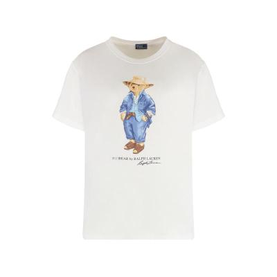 Polo Ralph Lauren Polo熊印花女士短袖T恤透气舒适百搭基础款
