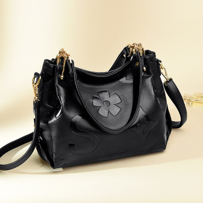 中年女包2022新款欧美时尚女士手提斜挎包质感单肩包大包