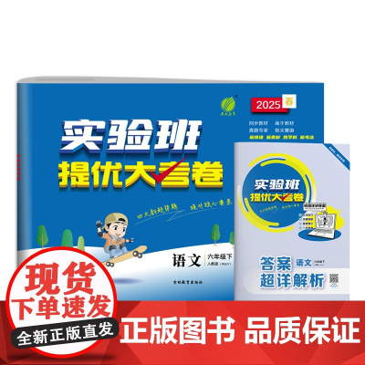 2025春实验班提优大考卷小学六年级下册语文人教版 小学6年级试卷单元测试卷期末冲刺卷