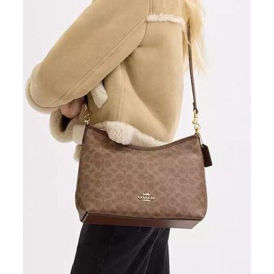 COACH女包斜挎单肩包Laurel大容量斜挎包日常出行通勤