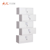 质凡钢制分五节文件柜储物柜/ZF-WJG05/850*360*1950