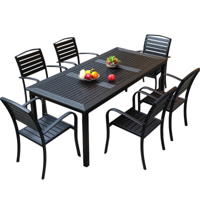 依韵珂户外桌椅180*90cm+6把椅子套