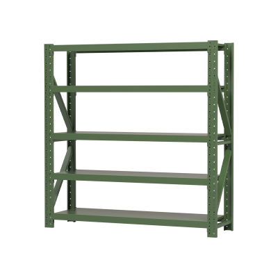 臻远ZYJJ-HJ-046仓储货架重型货架绿色五层主架1500*600*2000mm/500kg