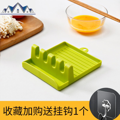 托多功能锅盖垫勺子收纳架放汤勺的置物架厨房用品家用大全 三维工匠