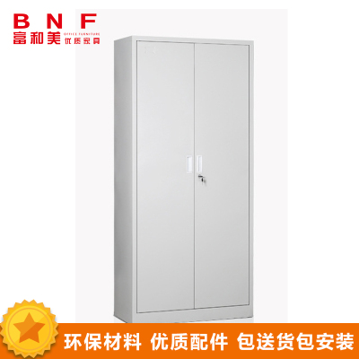 富和美(BNF)通门文件柜铁皮柜大器械柜档案柜办公资料柜铁柜子员工柜办公柜储物柜加厚版(850L*390W*1800H)