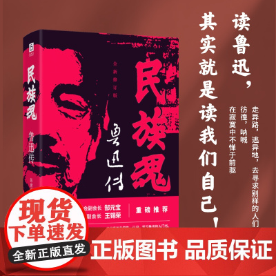 民族魂:鲁迅传 全面呈现鲁迅与冯雪峰 瞿秋白的文坛往事和深厚友谊 读鲁迅其实就是读我们自己 现代文学励志书籍 名人人物传
