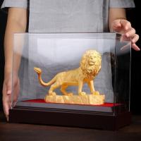 家柏饰(CORATED)绒狮子瑞兽狮子摆件家居工艺品客厅酒柜装饰开业礼品