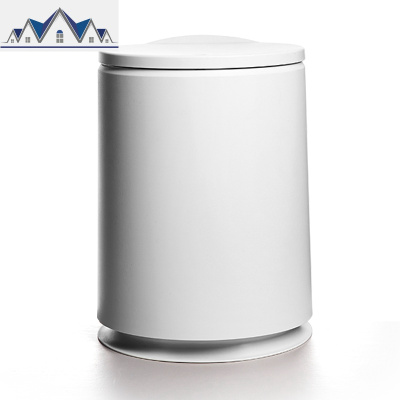 欧式垃圾桶带盖家用北欧客厅卧室厨房卫生间创意垃圾筒小大号纸篓 三维工匠