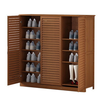 悦兴诚三门六层鞋柜100*34*100cm个