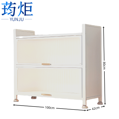 荺炬置物架3层2门个