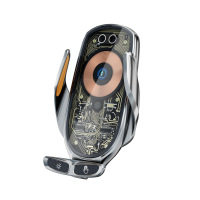 新款66瓦无线超级快充车载充电器汽车用多功能智能无线充手机支架