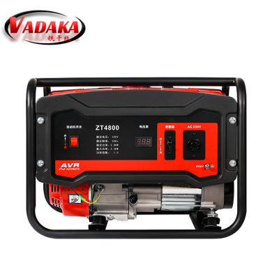 VADAKA便携式家用商用小型汽油发电机组5KW等功率电启动台