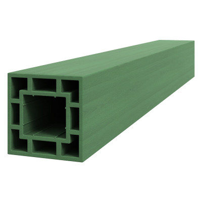 君绘 复合型加厚枕木10*10*350cm仓储垫木回字形抗压枕木垫块军绿色