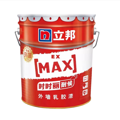 HD 时时丽耐候外墙乳胶漆 水性防水防晒外墙面漆工程漆油漆涂料 白色20KG