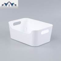 家居厨房浴室收纳篮瑞沙托篮子铁艺手提置物篮木把手水果蔬菜篮子 三维工匠