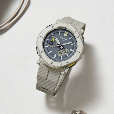 casio旗舰店卡西欧手表男款G-SHOCK户外徒步男士运动新防水太阳能蓝牙电子防水日韩石英表男PRJ-B001