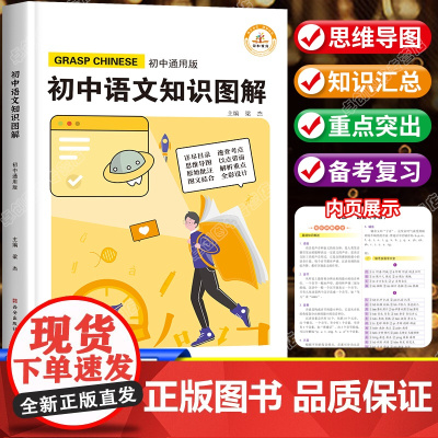初中语文基础知识大全人教版手册清单图解学霸笔记思维导图初一初二初三中考知识点总结教辅辅导总复习资料文言文古代文化文学常识